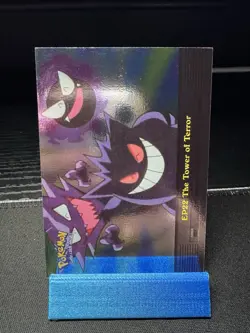 2000 Topps Pokemon TV Animation Gengar #EP22 The Tower of Terror Holo Foil - Image 2