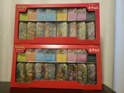 Pokemon Prismatic Evolutions Costco 8-Pack Mini Tins (Set of 8) - New - Image 1