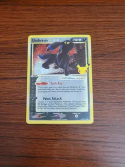 Pokemon Umbreon Gold Star 17/17 Celebrations Classic Collection Mint/Near Mint - Image 1