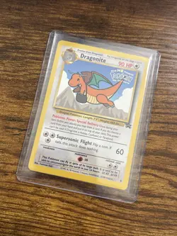 1999 Dragonite #5 Black Star Promo WOTC Pokemon TCG WB the First Movie - Image 3