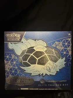Pokemon Center ETB Stellar Crown Elite Trainer Box Sealed - Image 1