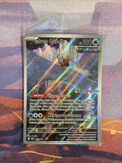 SEALED Pokemon Center Exclusive SVP #066 Iron Bundle ETB Promo Pokemon TCG Card - Image 1