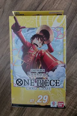 One Piece TCG Egghead Starter Deck ST-29 (SEALED) - Bandai - English - Luffy - Image 1