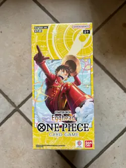ONE PIECE ST29 BOX OF 6 STARTER DECKS ENGLISH - EGGHEAD ST 29 DECK ENG SEALED - Image 1