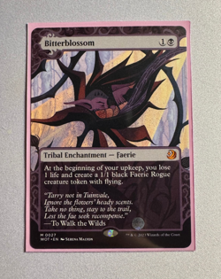 Bitterblossom Wilds of Eldraine: Enchanting Tales Regular NM - Image 1