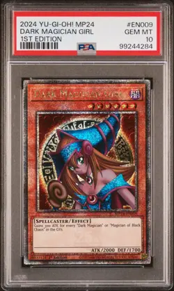 PSA 10 Dark Magician Girl - MP24-EN009 - Quarter Century Secret Rare - Yugioh - Image 1
