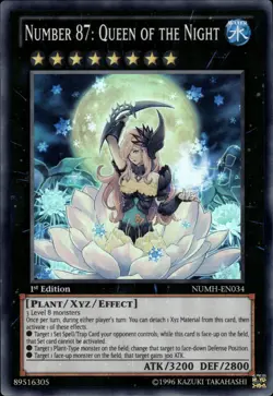 Number 87: Queen Of The Night - Super Rare 1st Edition NUMH-EN034 - NM - YuGiOh - Image 1