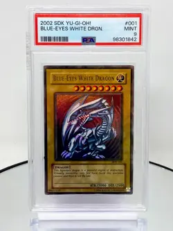 Blue-Eyes White Dragon - Unlimited - PSA 9 - Mint, English, Starter Deck Kaiba - Image 1