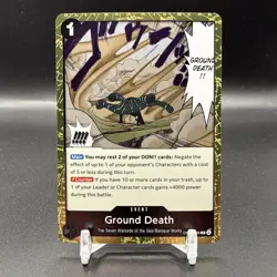 One Piece The Azure Sea's Seven - Ground Death - Rare Foil - OP14-096 - Image 1