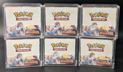 Lot (6) Pokemon SV05 Paldea Evolved Sealed Booster Boxes Eng W/ Acrylic Case - Image 1
