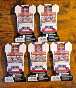 Pokemon Paldea Evolved Sleeved Booster Pack LOT of 5 Sealed Packs 171811_10 - Image 3