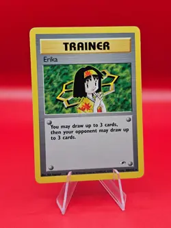 Pokemon TCG Erika Gym Heroes 100/132 Unlimited 2000 Non-Holo Rare WOTC LP- Card - Image 1