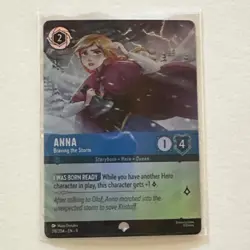 Disney Lorcana - Anna - Braving the Storm (Epic) - 218/204 - Fabled (Holo) - Image 1