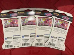 Pokemon TCG Sword & Shield Fusion Strike Sleeved Booster Packs Full Pack Art New - Image 2