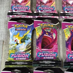 Pokemon Sword & Shield Fusion Strike Sleeved Booster Pack 12x Lot SEALED 820650809170 - Image 4