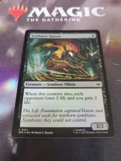 Mtg. Symbiote Spawn. Foil. Marvel's Spider-Man: Eternal-Legal. Pack Fresh - Image 1