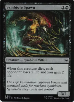 Symbiote Spawn C Marvel's Spider-Man: Eternal-Legal 11 NM Foil MTG - Image 1