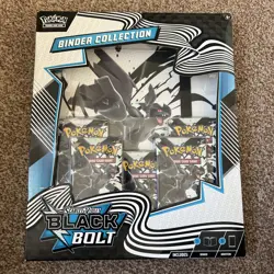 Pokemon TCG: Scarlet & Violet 10.5 black bolt Binder Collection Box NEW/SEALED - Image 1