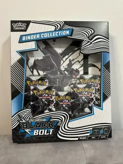 Pokemon TCG: Scarlet & Violet Black Bolt Binder collection - New & Sealed - Image 1