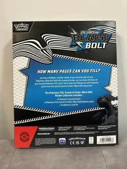 Pokemon TCG: Scarlet & Violet Black Bolt Binder collection - New & Sealed - Image 2