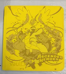 Ascended Heroes - Pokemon- Laser Engraved binder - Yellow XL - Image 4