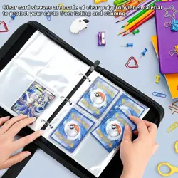 Trading Card Binder 480 Pocket Card Holder Collection Binder Pokemon Cards Album - Image 5