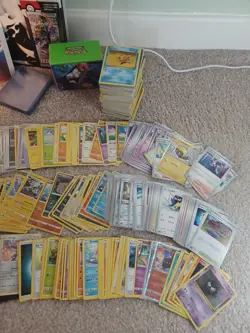 Pokemon TCG Mega Lot, Cards (100s), Binder, Tin Deck Box, Sleeves - Image 4