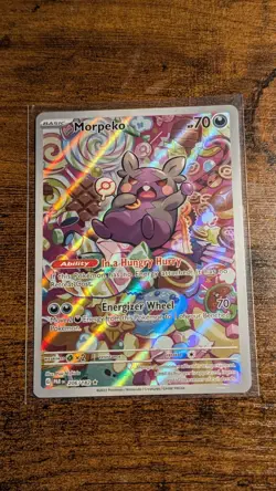 Morpeko 206/182 Illustration Rare Paradox Rift Pokemon Card - Image 1