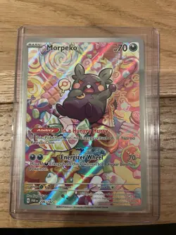 Morpeko Pokemon TGC Card Illustration Rare Paradox Rift 206/182 - English (NM) - Image 1