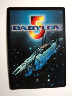 1998 BABYLON 5 CCG - THE GREAT WAR - RARE CARD - SHADOW IMPLANTS - Image 2