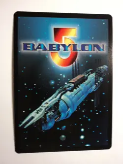 1998 BABYLON 5 CCG - THE GREAT WAR - RARE CARD - JUSTIN - Image 2