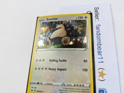 Snorlax COSMOS HOLO RARE PROMO card 140/202 SWSH Base Set 2020 Pokemon TCG - Image 3