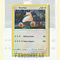 Snorlax COSMOS HOLO RARE PROMO card 140/202 SWSH Base Set 2020 Pokemon TCG - Image 4