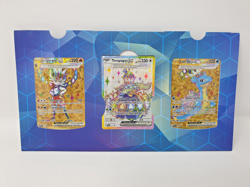 Terapagos UPC 3 Card Promo Set Display Cinderace Lapras Pokemon SVP 163 164 165 - Image 2