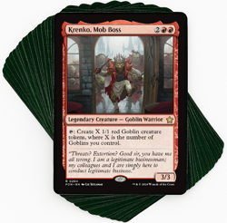 ***Custom Commander Deck*** Krenko, Mob Boss - Goblins - EDH MTG Magic Cards - Image 1