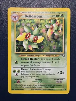 Bellossom Pokemon TCG 2000 Neo Genesis Holo Rare Card 3/111 LP/MP - Image 1