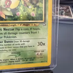Pokemon TCG Bellossom Neo Genesis Holo Unlimited Rare Card 3/111 LP Condition - Image 4