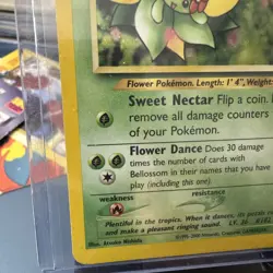 Pokemon TCG Bellossom Neo Genesis Holo Unlimited Rare Card 3/111 LP Condition - Image 5