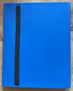 Game Time Supplies Side Loading (20) Page 9-Pocket 360 Card Binder Blue - Image 2