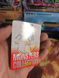 Pokemon Karte Card carddass Monsters collection Red 1996 japanese Dragonite VG - Image 3