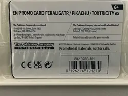 Sealed Pokemon TCG Feraligatr and Pikachu Illustration Contest 2024 Promo Cards - Image 2