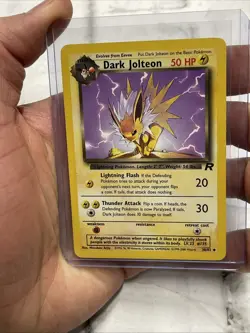 Pokemon TCG Team Rocket 38/82 Dark Jolteon Vintage Card Nintendo Uncommon LP+ - Image 1