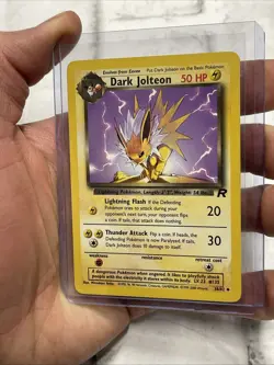 Pokemon TCG Team Rocket 38/82 Dark Jolteon Vintage Card Nintendo Uncommon LP+ - Image 2