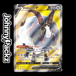 Dubwool V 188/192 - 2020 Rebel Clash - Full Art Holo - Pokemon Card (NM) - Image 1