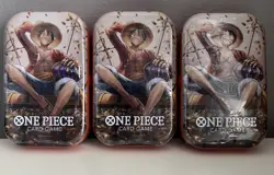 One Piece TCG Card Game - Mini Tin Vol.2 Lot Of 3 - Image 1