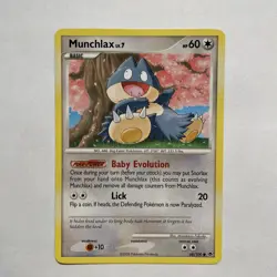 Pokemon TCG Munchlax Rising Rivals Card 68/100 Non-Holo - Image 1