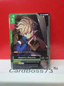 Asemu Asuno Gundam Card Game Steel Requiem GD03-088 R - Image 1