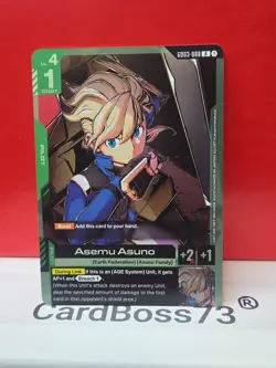 Asemu Asuno Gundam Card Game Steel Requiem GD03-088 R - Image 2