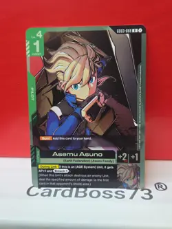 Asemu Asuno Gundam Card Game Steel Requiem GD03-088 R - Image 4