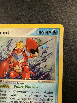 Crawdaunt 3/97 EX Dragon 2003 Rare Holo e-Series Pokemon Card TCG - Image 2